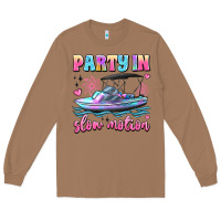 Toasted Coconut party in slow motion Long Sleeve Tee - JahusDesignShop