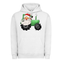 Pigment Lunar Rock santa tractor Urban Hoodie - CowGirlArtShop