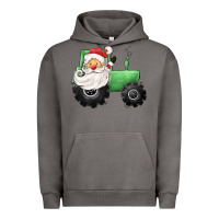 Pigment Tornado santa tractor Urban Hoodie - CowGirlArtShop