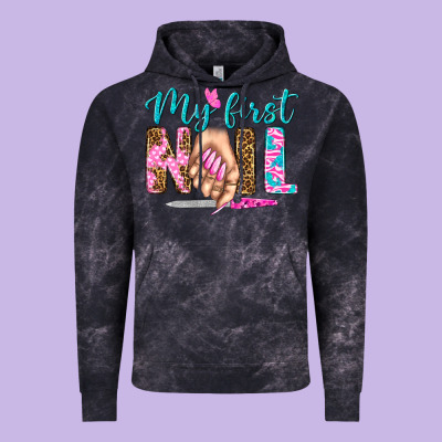 My First Nail Bbs Vintage Hoodie Designed By Bundleandbundleshop