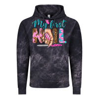 Cloud Black my first nail bbs Vintage Hoodie - BundleAndBundleShop