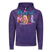 Cloud Purple my first nail bbs Vintage Hoodie - BundleAndBundleShop