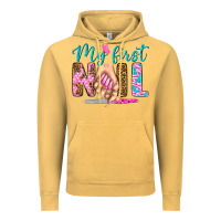 Vintage Mustard my first nail bbs Vintage Hoodie - BundleAndBundleShop