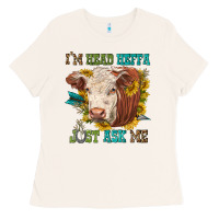 Bone im head heffa just ask me Ladies Tee - texasbilliewilder