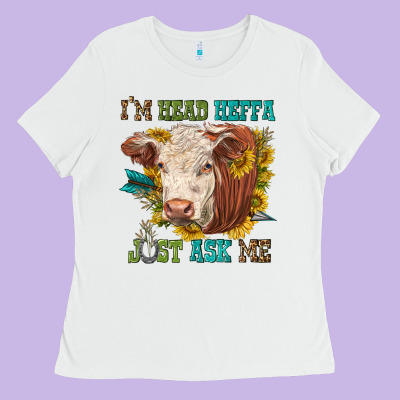Ladies Tee im head heffa just ask me