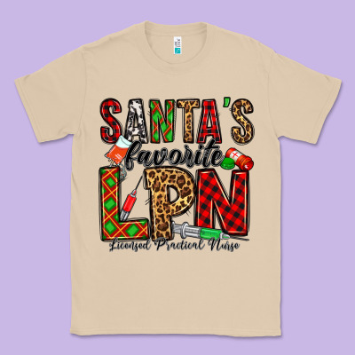 Santa's Favorite Lpn Classic Tee Designed By Jasminsmagicworld
