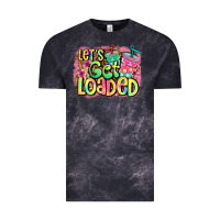 Cloud Black let's get loaded Vintage Tee - Jasminsmagicworld