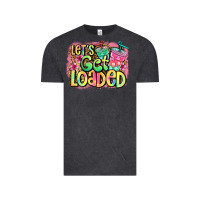 Vintage Black let's get loaded Vintage Tee - Jasminsmagicworld