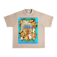 French Oak candlestick with parchment Urban Heavy Tee - AdoDesignShop