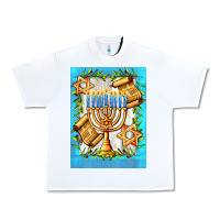 White candlestick with parchment Urban Heavy Tee - AdoDesignShop