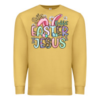 Antique Gold silly rabbit easter jesus Premium Sweatshirt - Artiststas