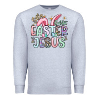 Heather Grey silly rabbit easter jesus Premium Sweatshirt - Artiststas