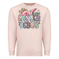 Pale Pink silly rabbit easter jesus Premium Sweatshirt - Artiststas