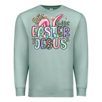 Seafoam silly rabbit easter jesus Premium Sweatshirt - Artiststas