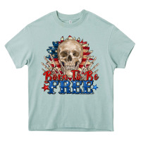 Arona born to be free skeleton Heavy Core Tee - Zillion Design Studio