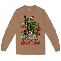 Toasted Coconut merry christmas cactus western Long Sleeve Tee - BarkalooDesign