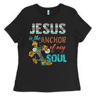 Black jesus is the anchor of my soul Ladies Tee - texasbilliewilder