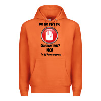 Carrot I'm Not In Quarantine I'm A Programmer Premium Hoodie - Bettercallsaul