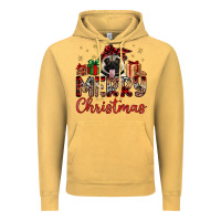 Vintage Mustard merry christmas pug Vintage Hoodie - JahusDesignShop