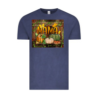 Vintage Denim mama pumpkin tumbler Vintage Tee - BundleAndBundleShop