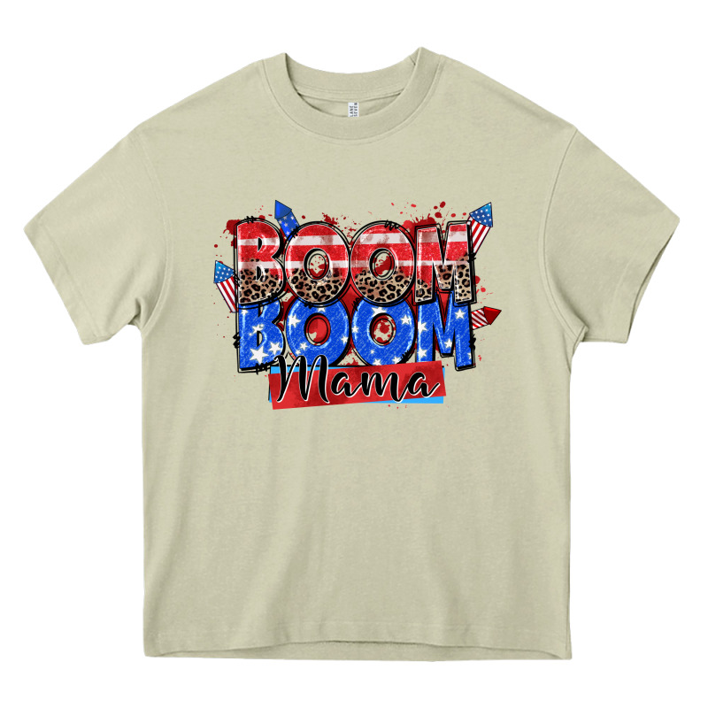 Boom Boom Mama Heavy Core Tee by Zillion Design Studio | Teevron