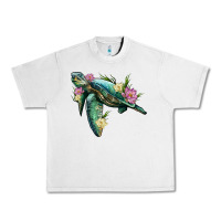 Lunar Rock sea turtle with lotus Urban Heavy Tee - Artiststas