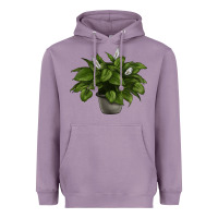 Lavender Peace Lily Heavyweight Hoodie - LillyAllenDesigns