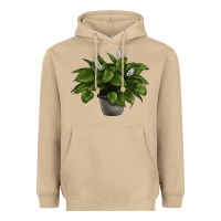 Mushroom Peace Lily Heavyweight Hoodie - LillyAllenDesigns