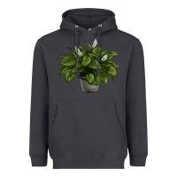 Smoke Peace Lily Heavyweight Hoodie - LillyAllenDesigns