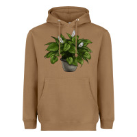 Toasted Coconut Peace Lily Heavyweight Hoodie - LillyAllenDesigns