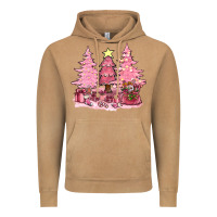 Vintage Camel pink christmas trees with gift box bbs Vintage Hoodie - BundleAndBundleShop