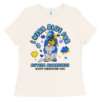 Bone i wear blue for autism awareness Ladies Tee - JahusDesignShop