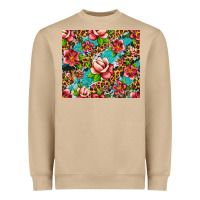 Mushroom tropical flowers Heavyweight Sweatshirt - Artiststas