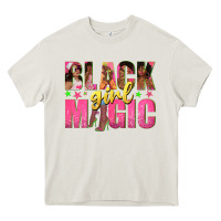 Cream black girl magic with afro black women Heavy Core Tee - texasbilliewilder