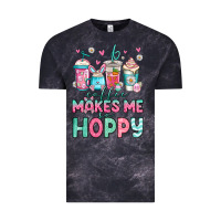 Cloud Black easter coffee makes me so hoppy Vintage Tee - Jasminsmagicworld