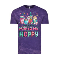 Cloud Purple easter coffee makes me so hoppy Vintage Tee - Jasminsmagicworld
