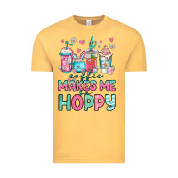 Vintage Mustard easter coffee makes me so hoppy Vintage Tee - Jasminsmagicworld