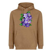 Toasted Coconut Mayflower Plant Illustrations Heavyweight Hoodie - LillyAllenDesigns