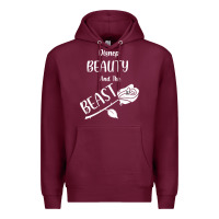 Burgundy Wrt Beauty And The Beast Premium Hoodie - Bettercallsaul