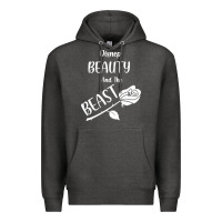 Charcoal Heather Wrt Beauty And The Beast Premium Hoodie - Bettercallsaul