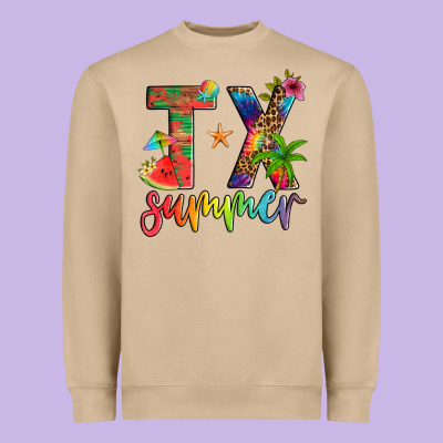 Tx Summer Heavyweight Sweatshirt Designed By Artiststas