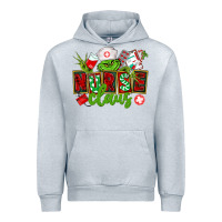 Heather Grey nurse claus christmas Urban Hoodie - CowGirlArtShop