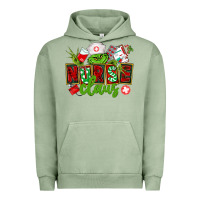 Pigment Oil Green nurse claus christmas Urban Hoodie - CowGirlArtShop