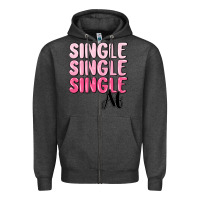 Charcoal Heather single af Zipper Hoodie - MaliasSmallBusiness