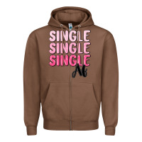 Chestnut single af Zipper Hoodie - MaliasSmallBusiness