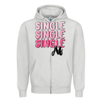 Dove Grey single af Zipper Hoodie - MaliasSmallBusiness