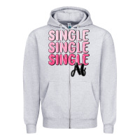 Heather Grey single af Zipper Hoodie - MaliasSmallBusiness