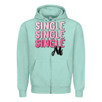 Seafoam single af Zipper Hoodie - MaliasSmallBusiness