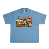 Pebble Blue christmas cows coffee Urban Heavy Tee - Jasminsmagicworld