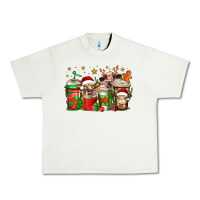 Pistachio christmas cows coffee Urban Heavy Tee - Jasminsmagicworld
